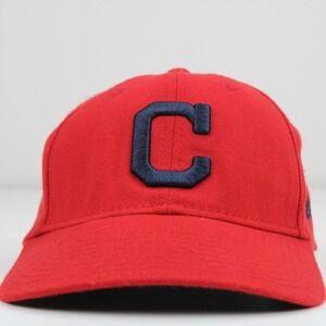 New Era 39THIRTY Cleveland Indians Red Stretch Fit Hat Large-XL MLB Baseball Cap